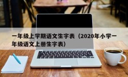 一年级上学期语文生字表（2020年小学一年级语文上册生字表）