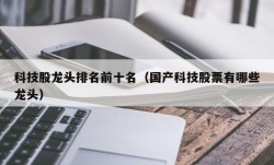 科技股龙头排名前十名（国产科技股票有哪些龙头）